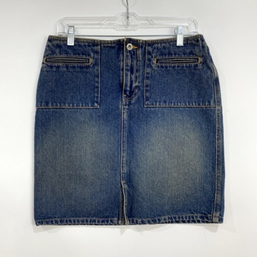 Gap Denim Women's Mini Skirt Size 4 Blue Festival Streetwear Y2k‎